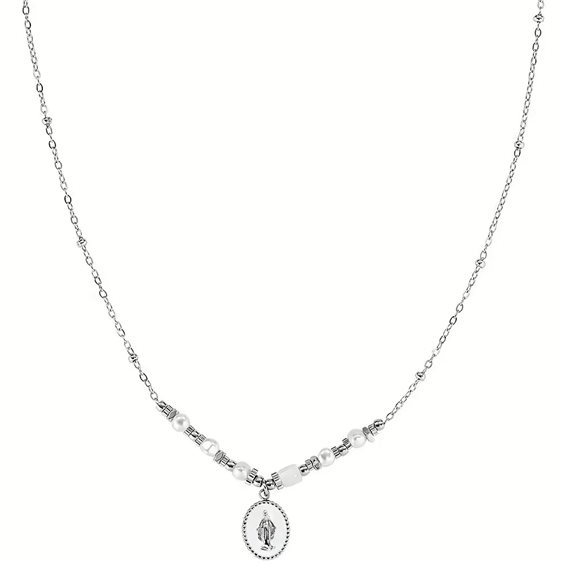 Collana Amen Donna Acciaio donna in Acciaio Agata ACCL818374B - ACCL818374B